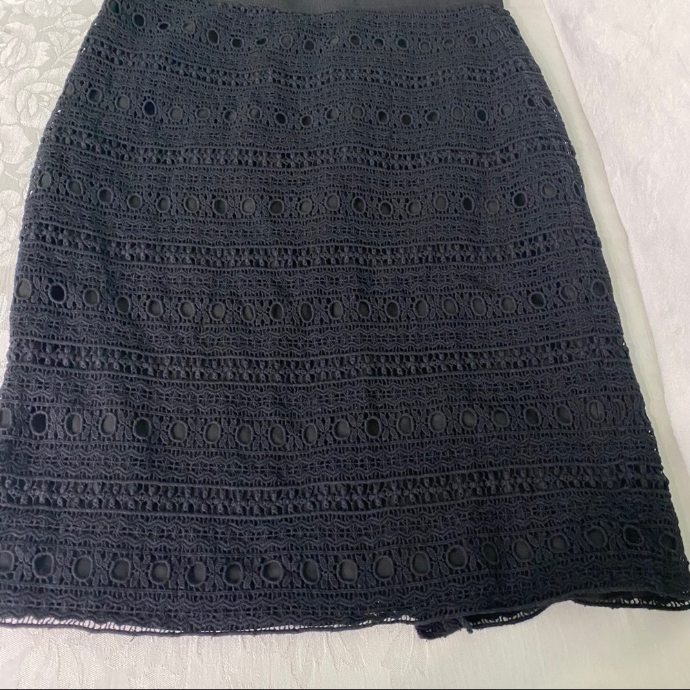 Modish One Eyelet Embroidered Skirt Size Large - Picture 3 of 12